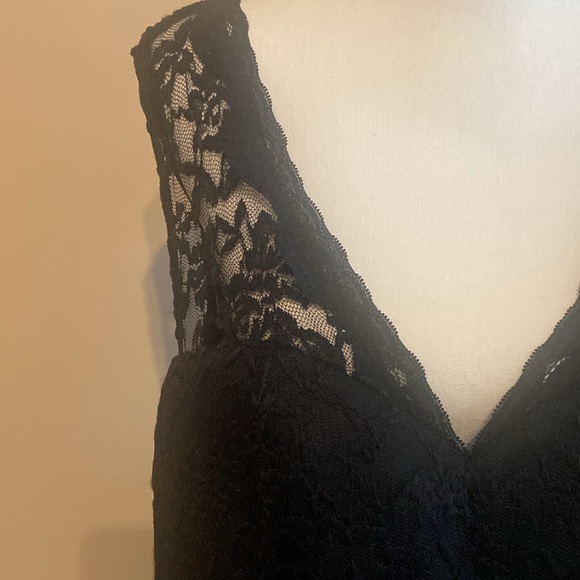 TORRID Size 18 NWT Black Fit And Flare Lace Top Dress - Picture 2 of 14